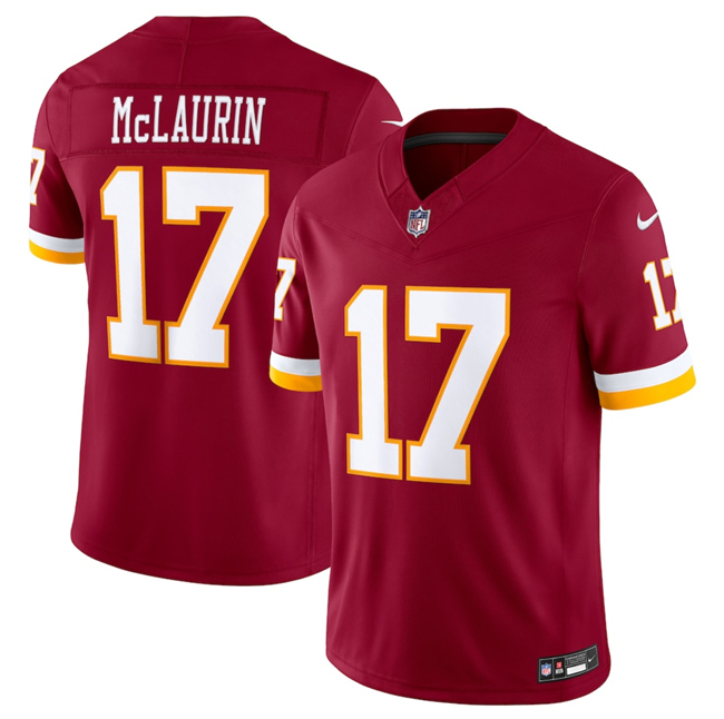 Men's Washington Commanders #17 Terry McLaurin Burgundy 2026 F.U.S.E. Vapor Limited Stitched Football Jersey